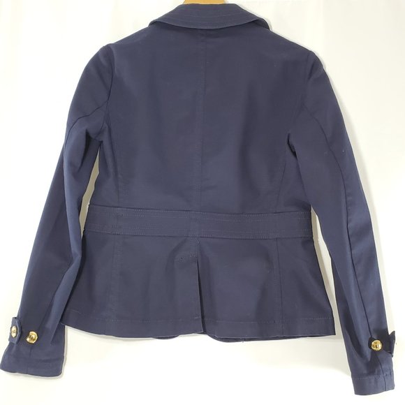 Talbots lightweight Navy Button Down Blazer SZ 2P - Picture 4 of 6